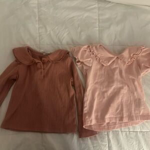 Janie and Jack Soft Pink Blouse bundle